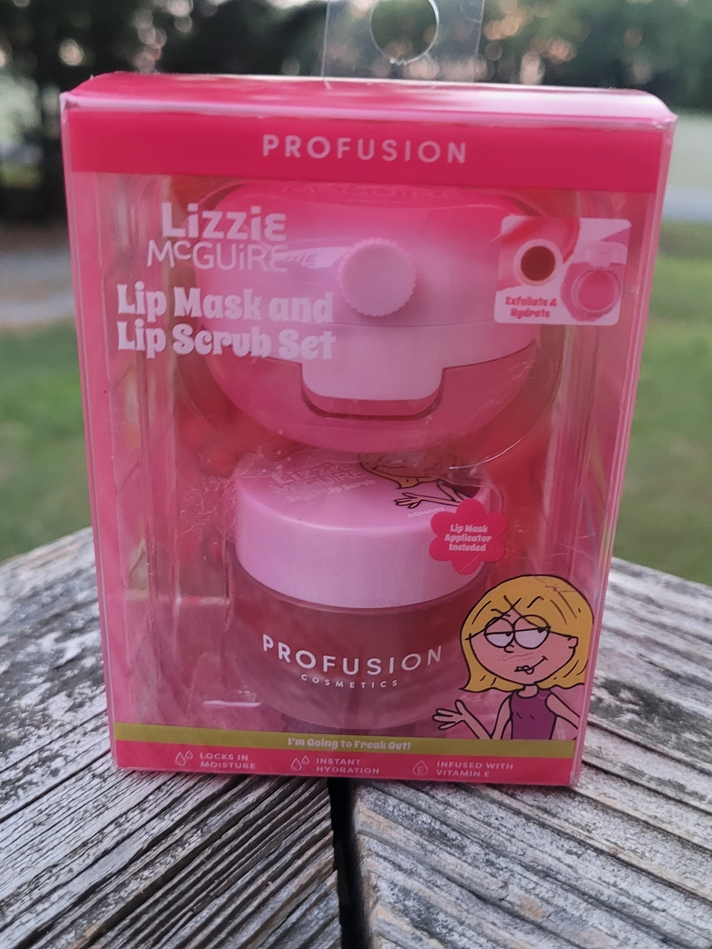 Profusion Cosmetics Lizzie McGuire Lip Mask & Scrub Set — Hot Pink
